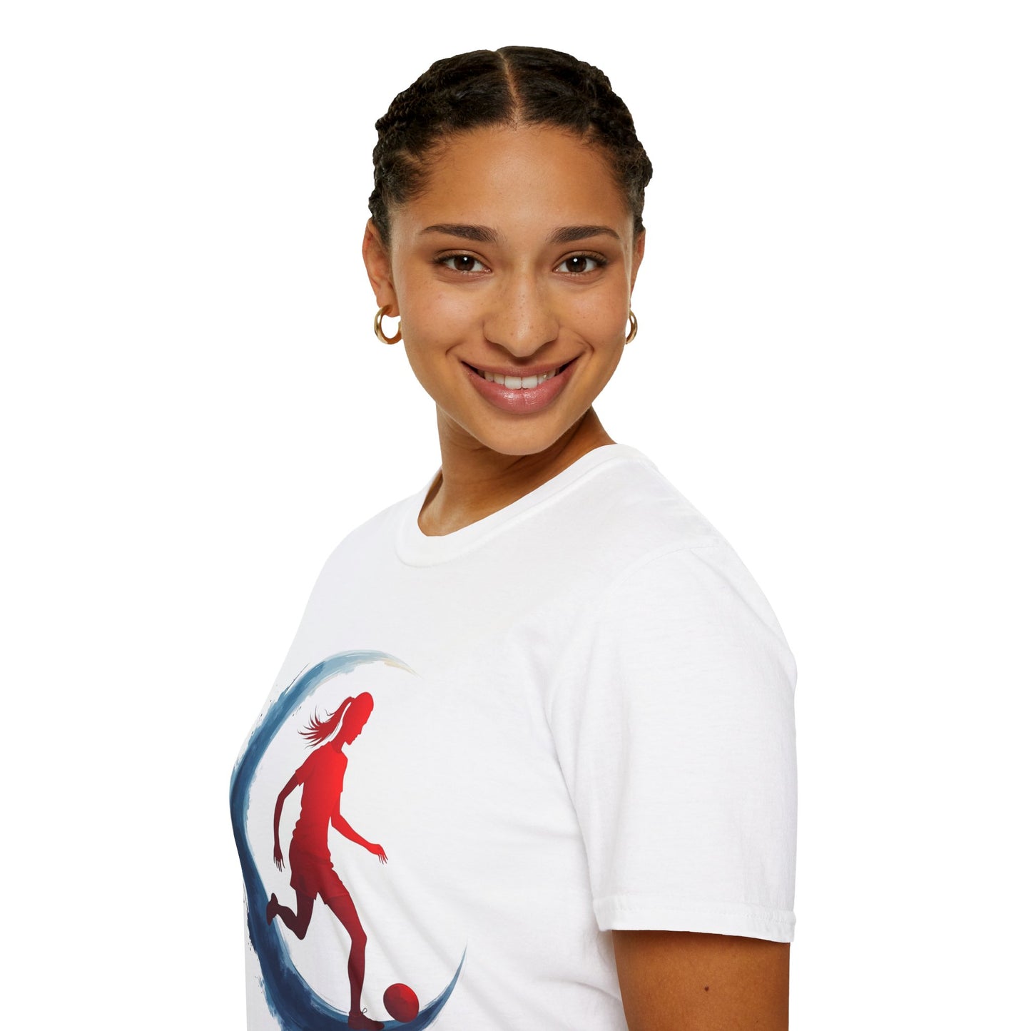 Soccer Moon Unisex Softstyle T-Shirt