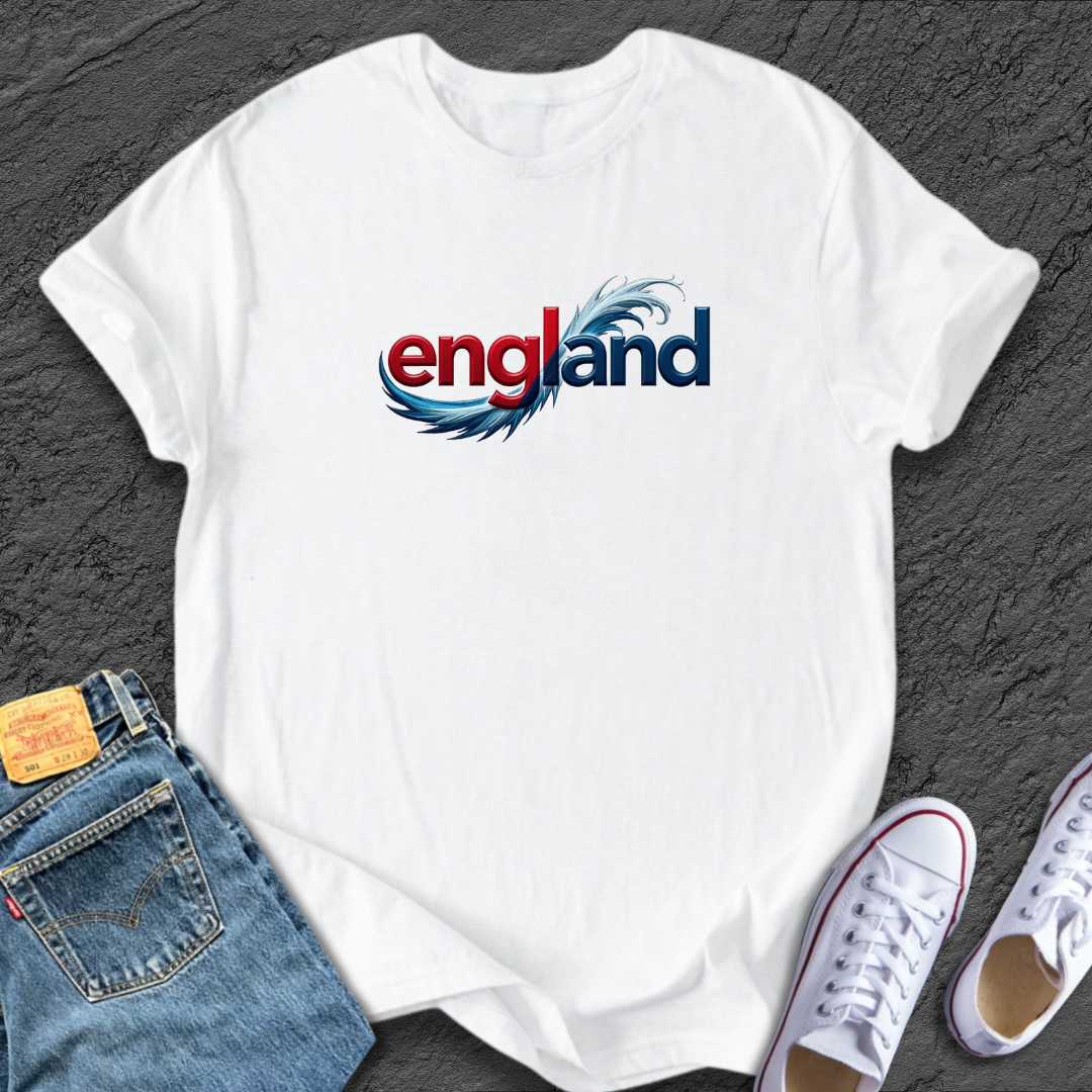 Feathered England Tee