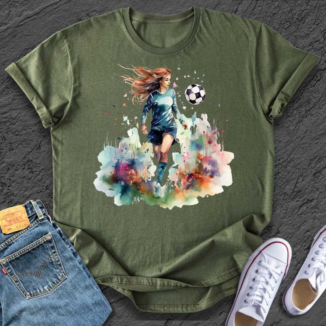 Watercolor Girl Tee