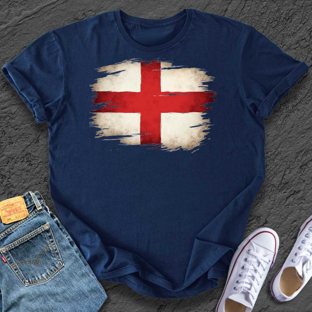 Vintage English Flag Tee