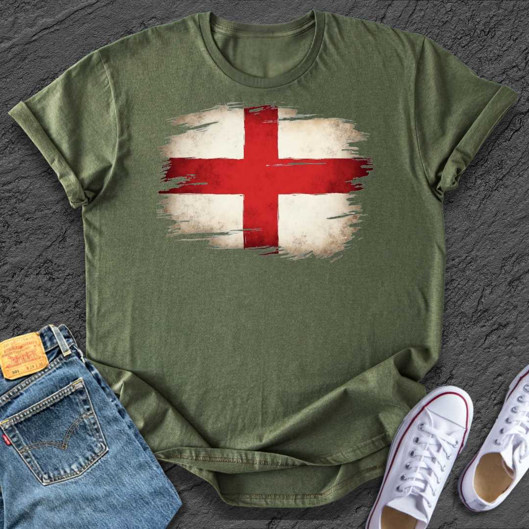 Vintage English Flag Tee