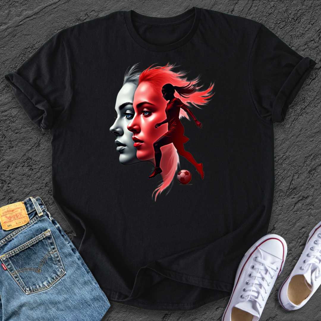 Artistic Footballer Tee