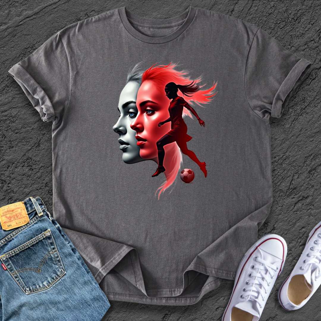 Artistic Footballer Tee