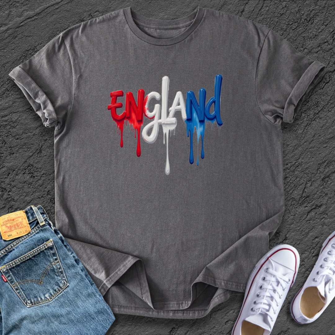 Unisex England Paint Tee