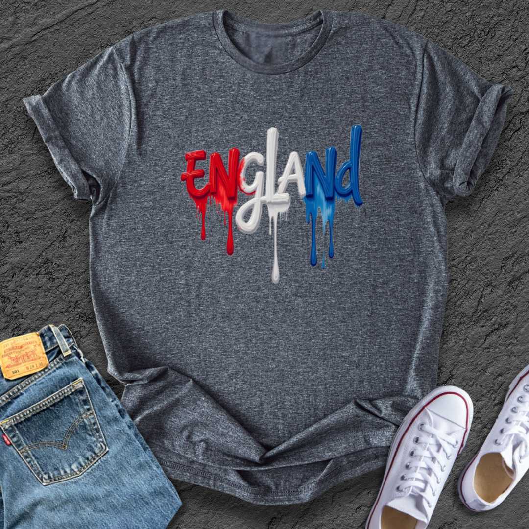 Unisex England Paint Tee