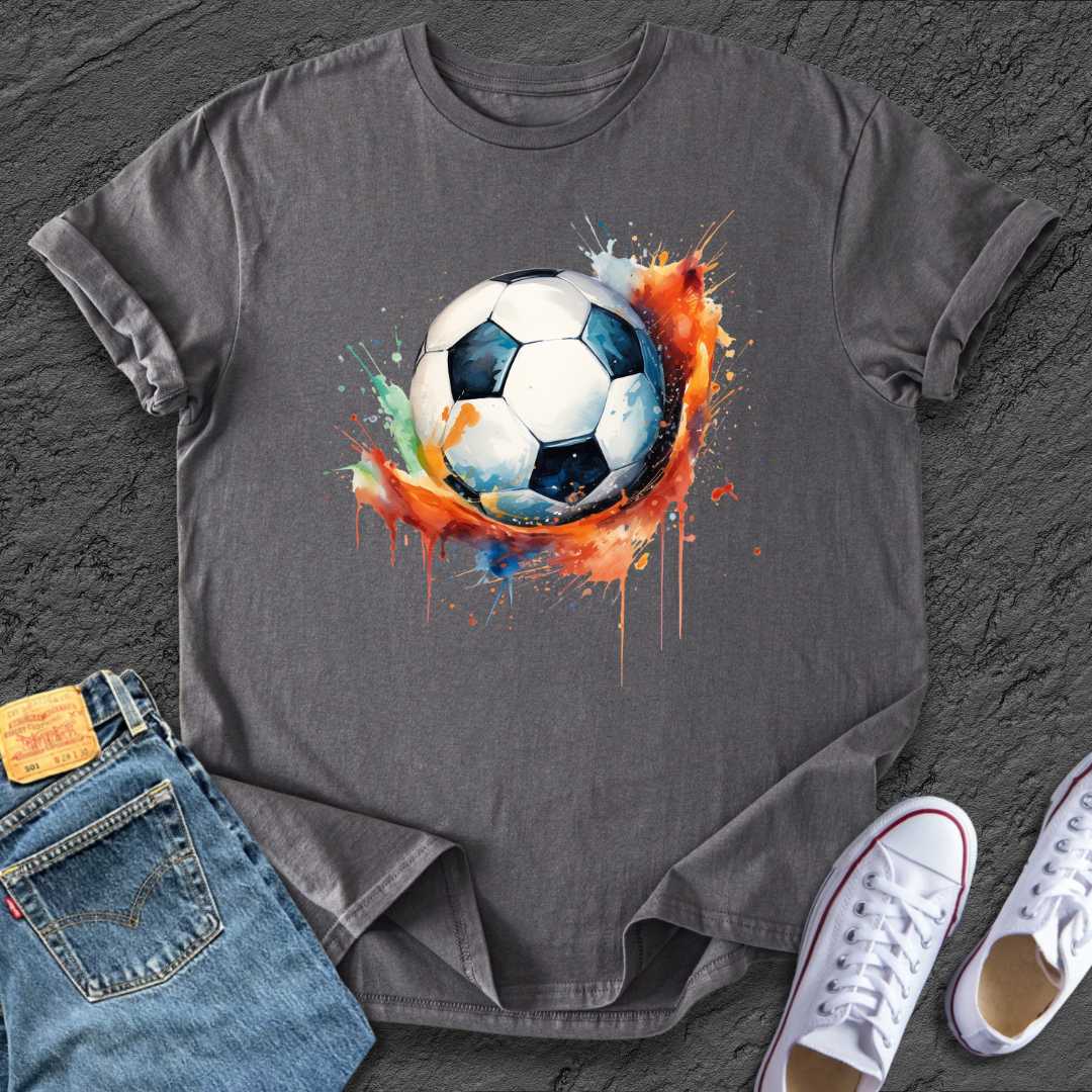 Footy Watercolour Tee