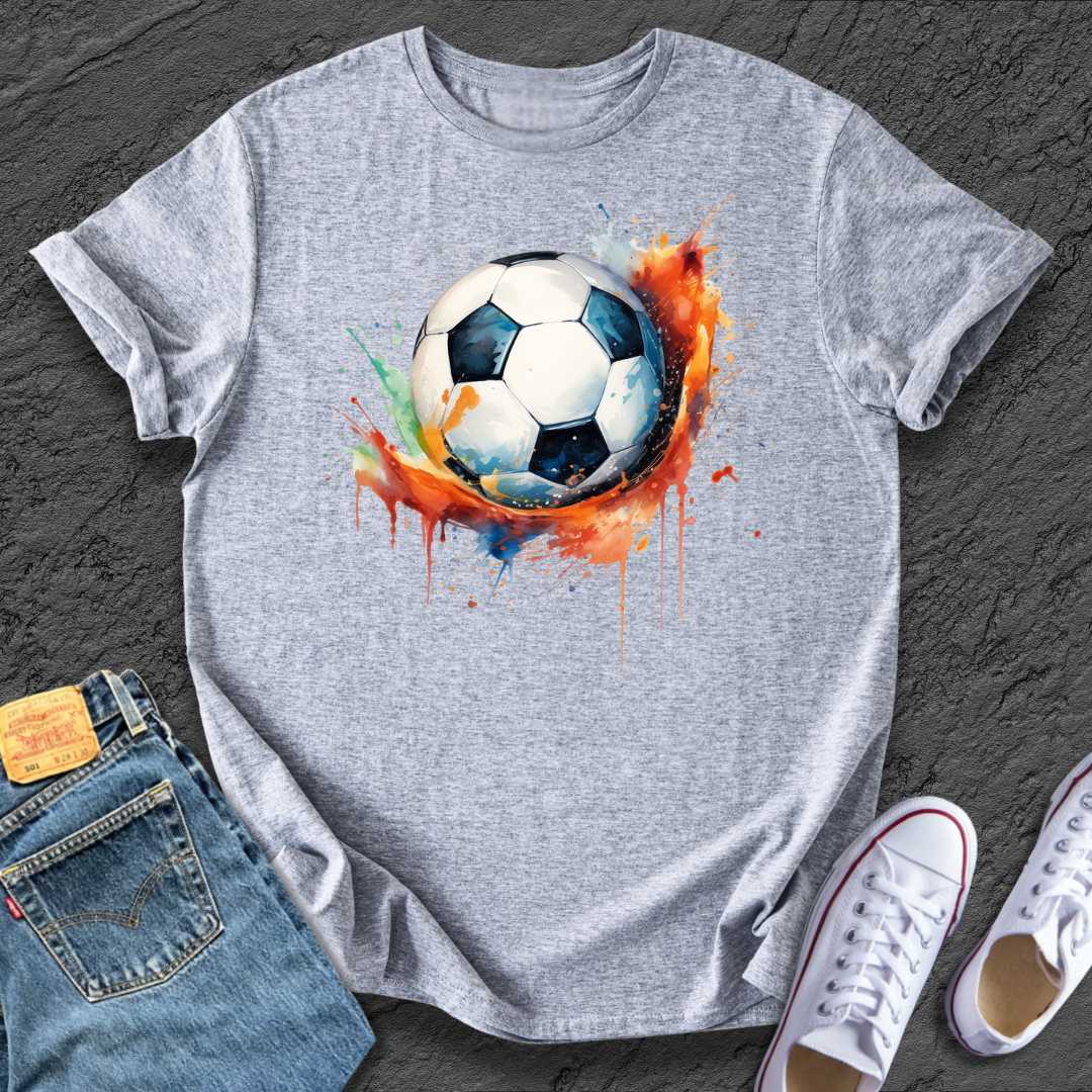 Footy Watercolour Tee