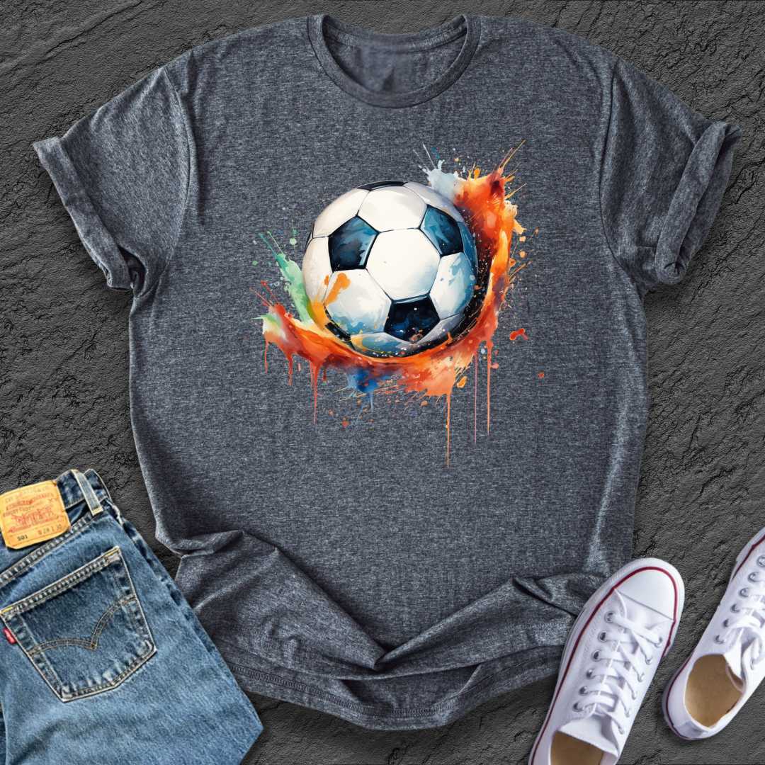 Footy Watercolour Tee