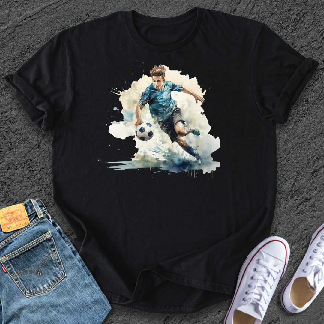 Football Watercolour Boy Tee