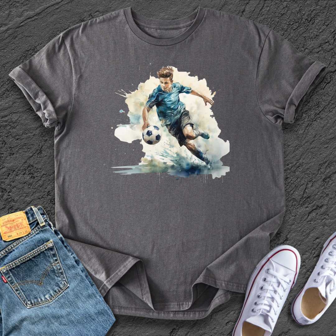 Football Watercolour Boy Tee