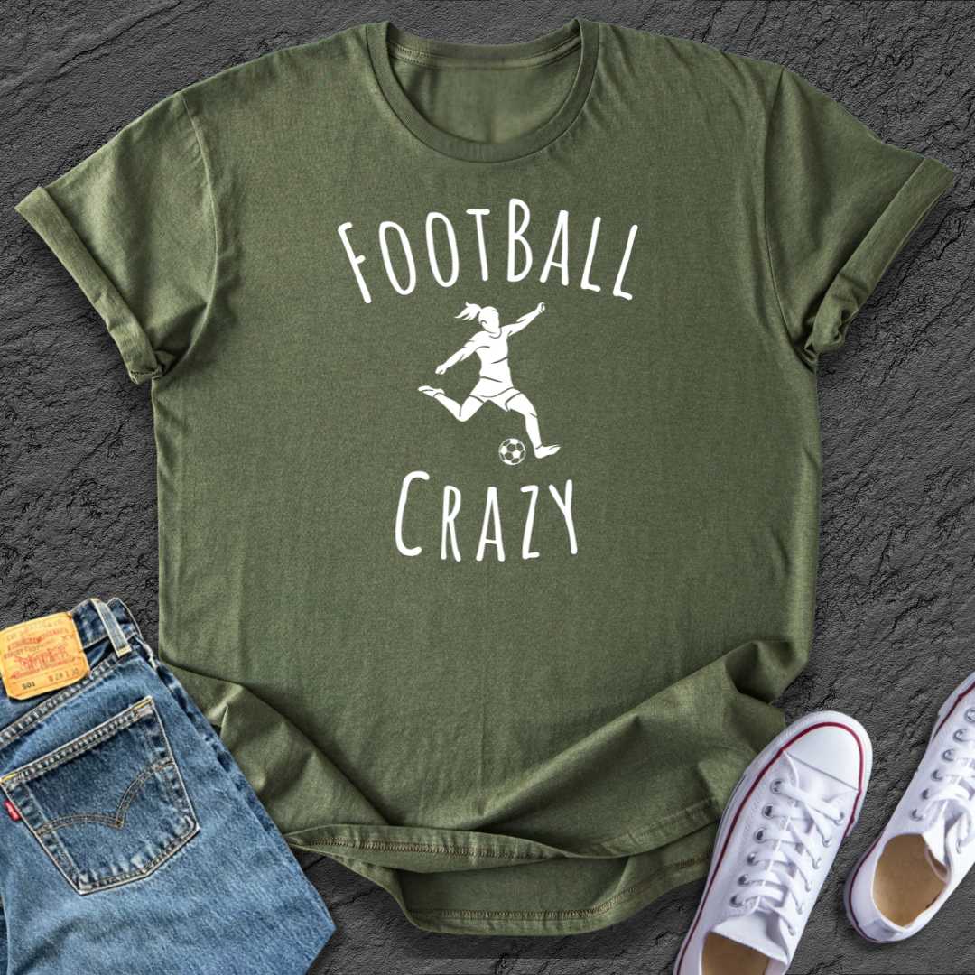 Football Crazy Girls Tee