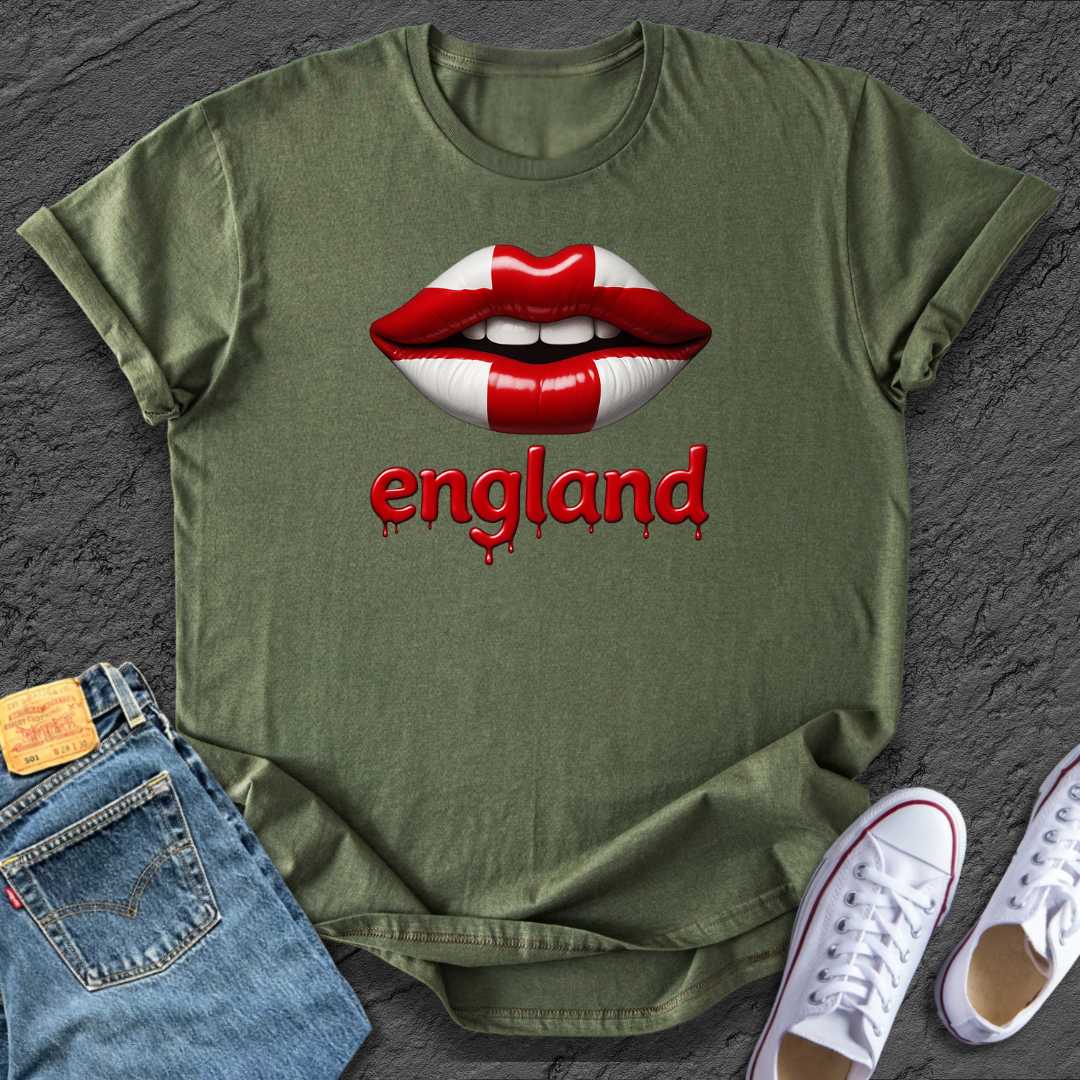 England Lip Art Tee
