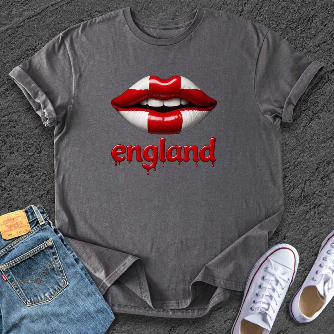 England Lip Art Tee