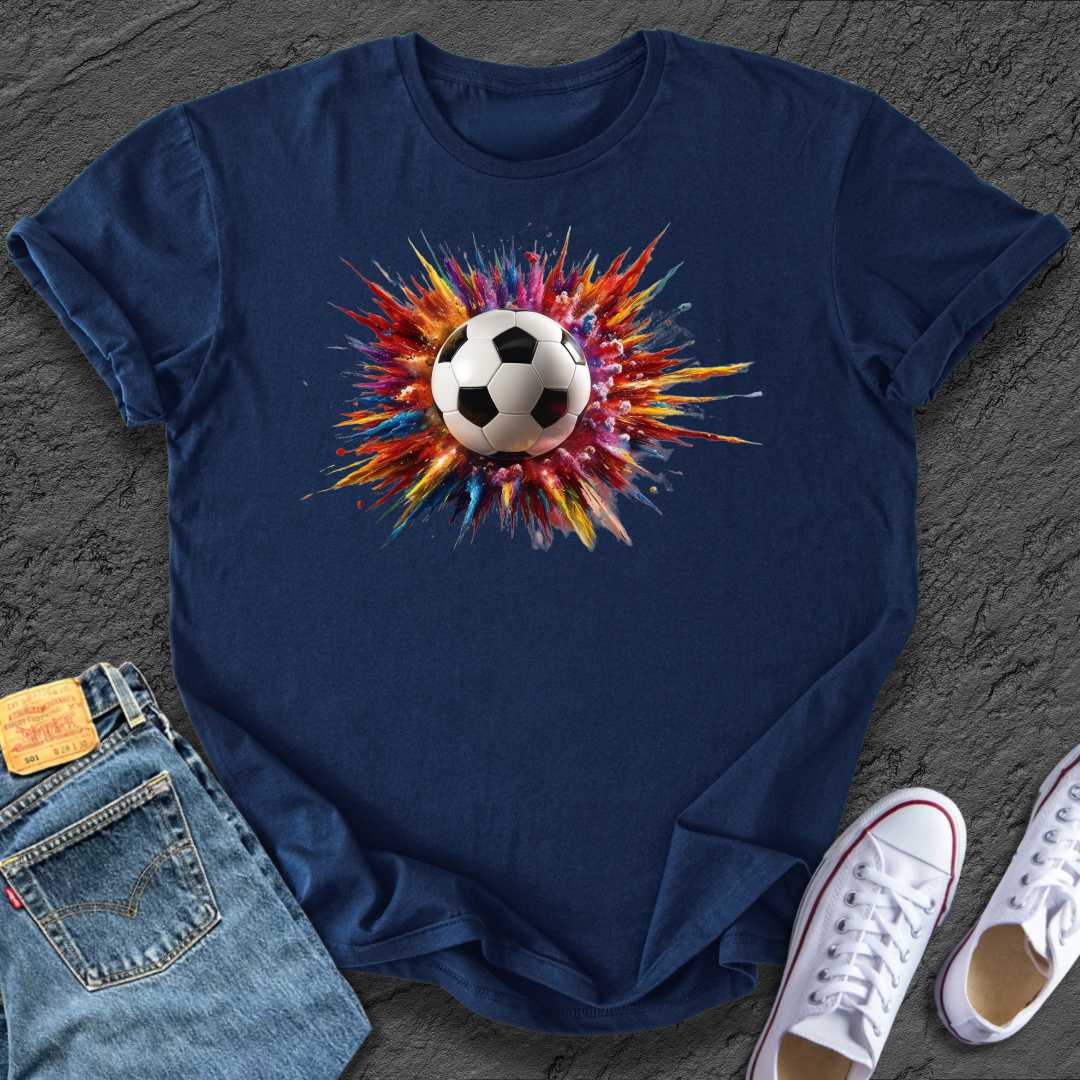 Kids Football Splash Tee