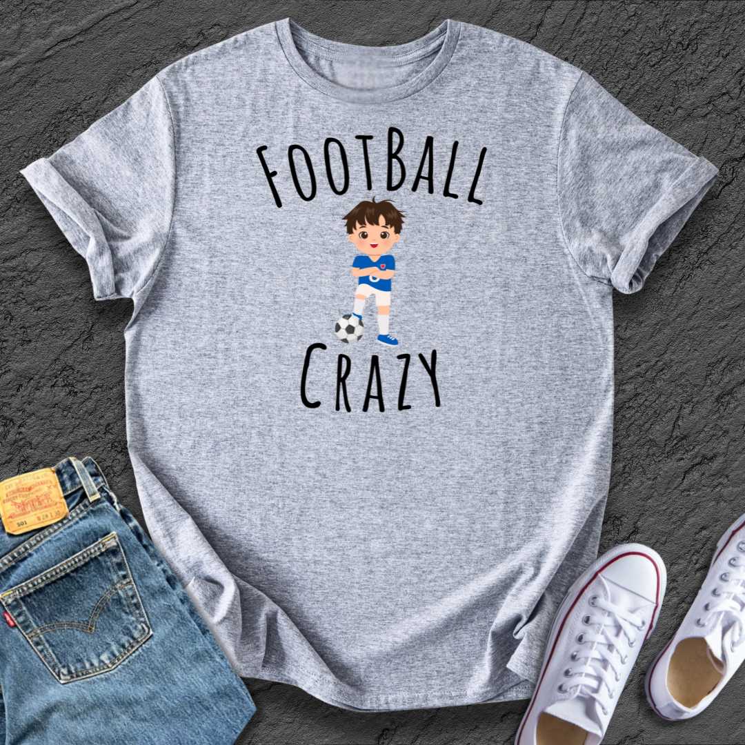 Kids Boy Footy Crazy Tee