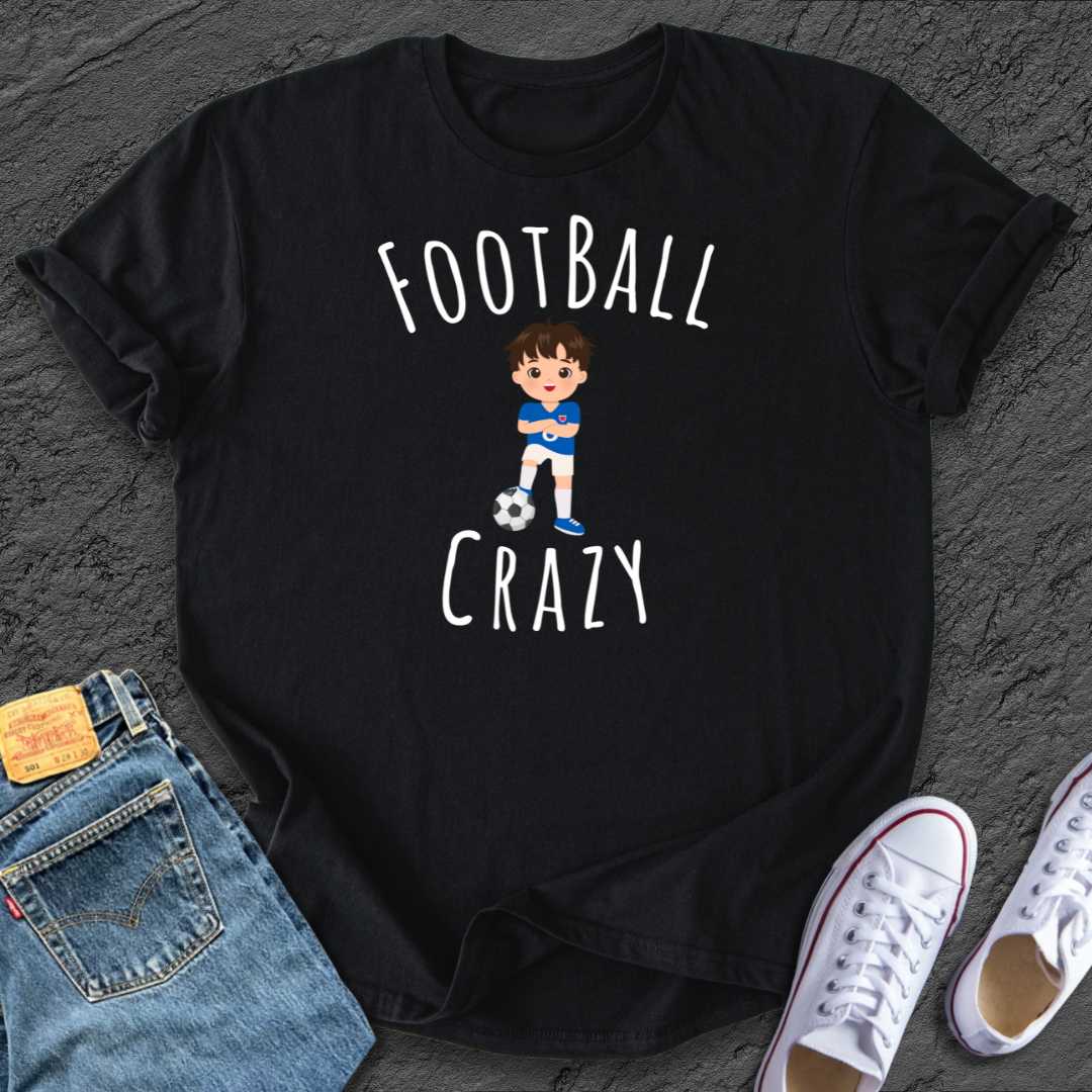 Kids Boy Footy Crazy Tee