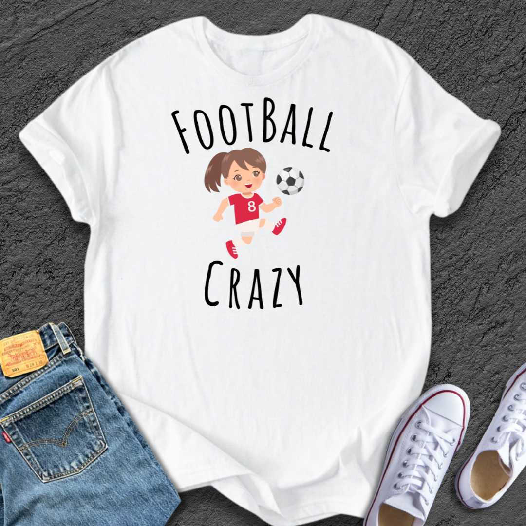 Kids Girl Footy Crazy Tee