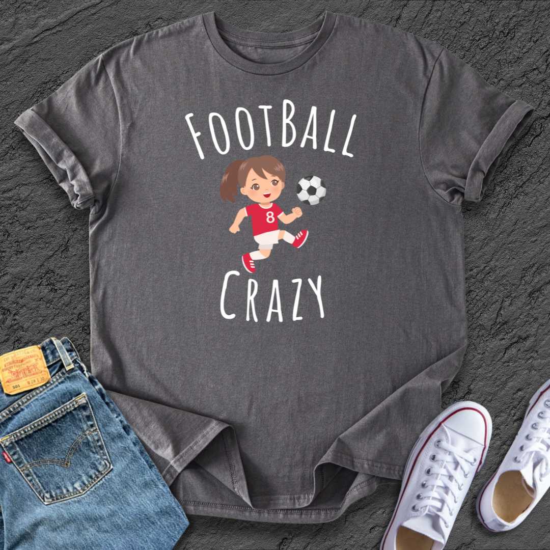 Kids Girl Footy Crazy Tee