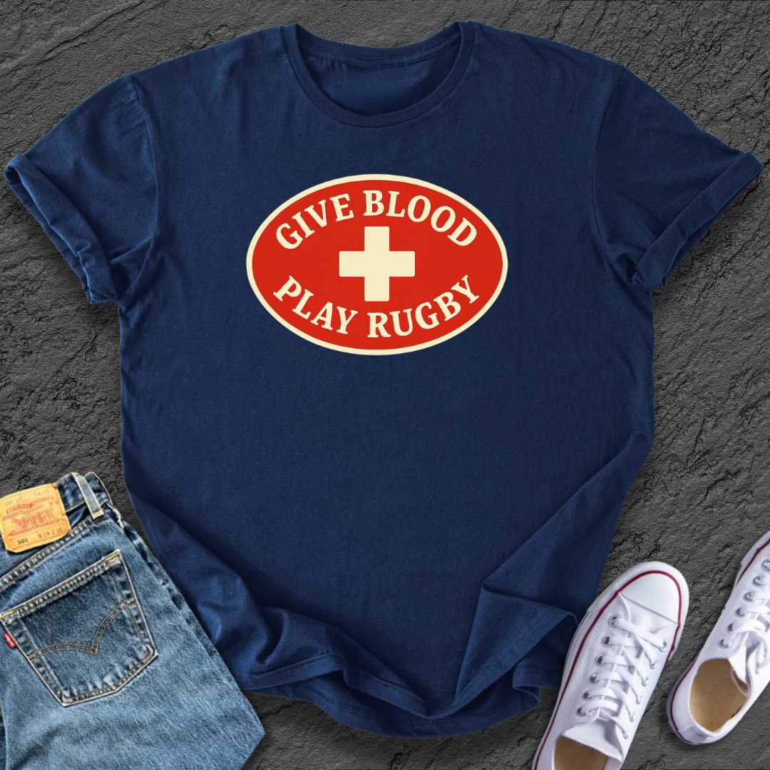 Rugby Give Blood Tee