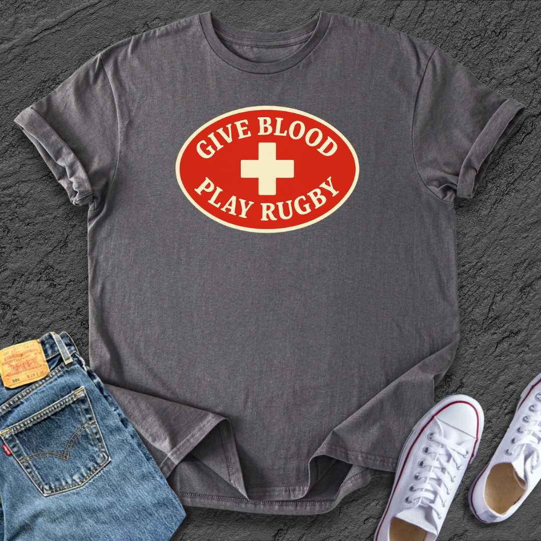 Rugby Give Blood Tee