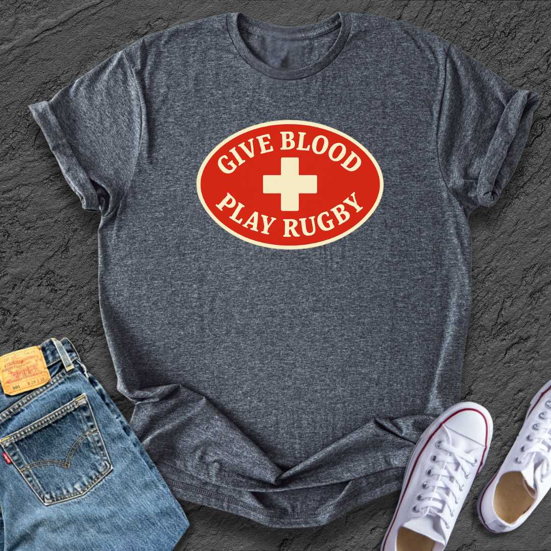 Rugby Give Blood Tee