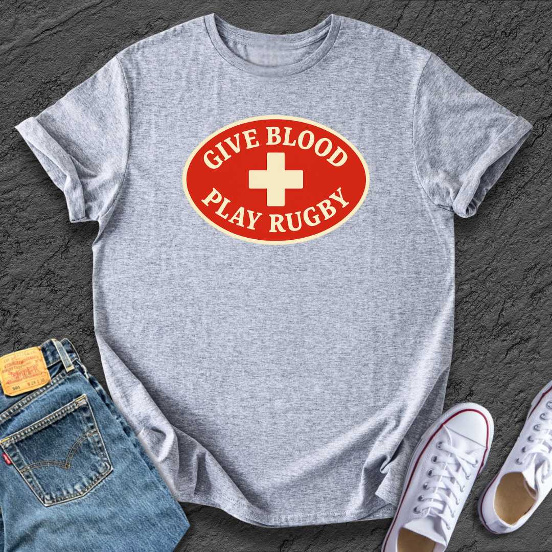 Rugby Give Blood Tee