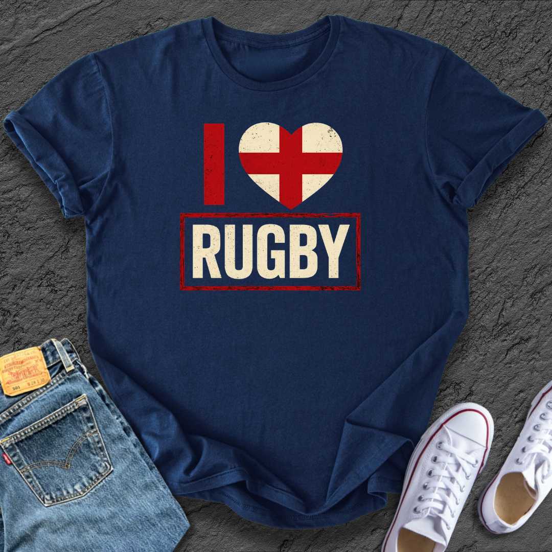 I Love Rugby Tee