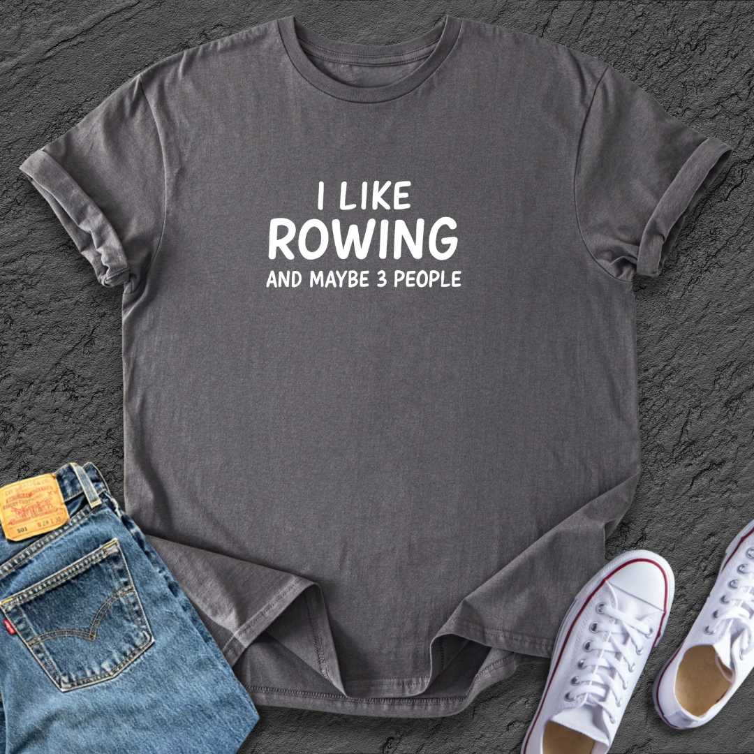 Funny I like Rowing Tee
