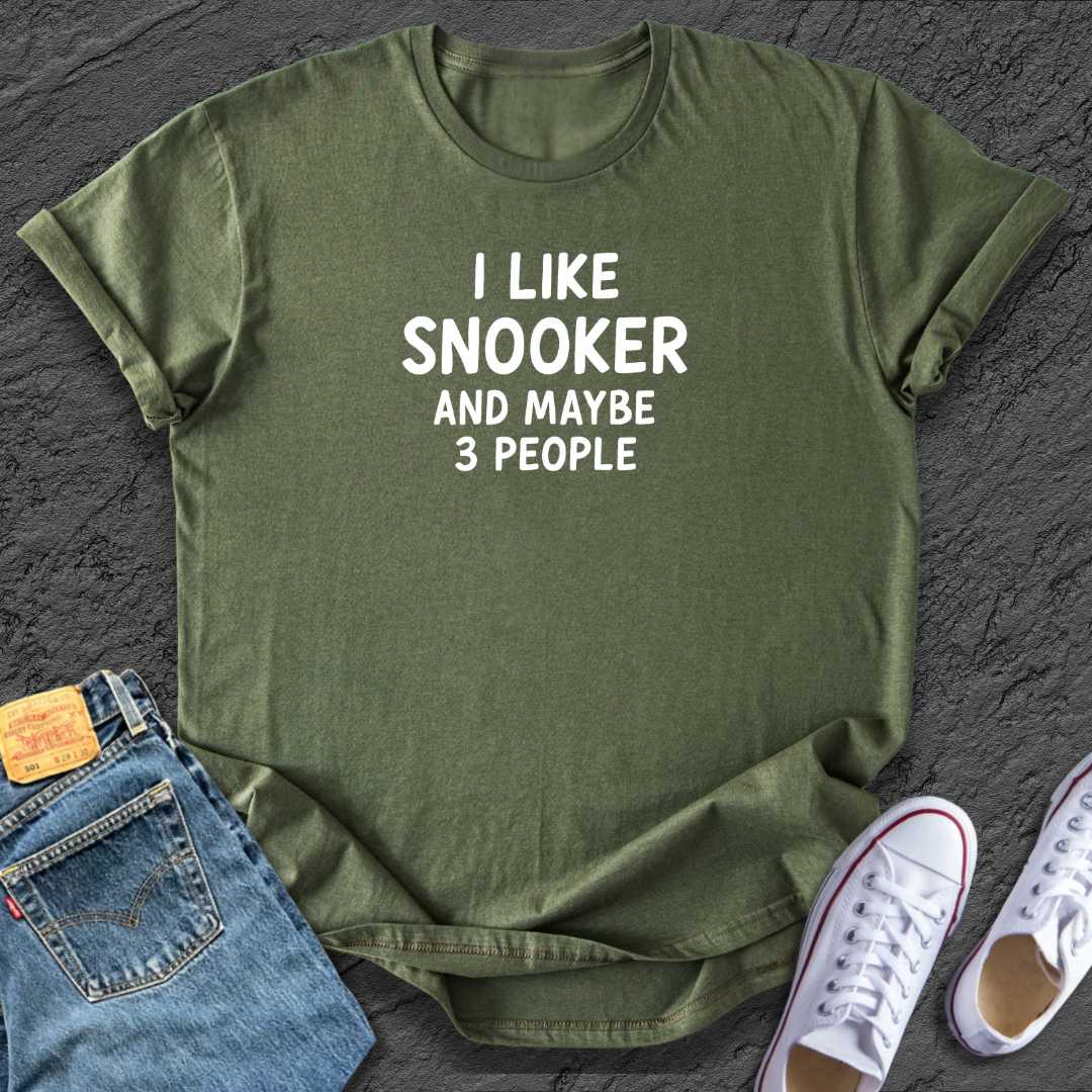 Funny I like Snooker Tee