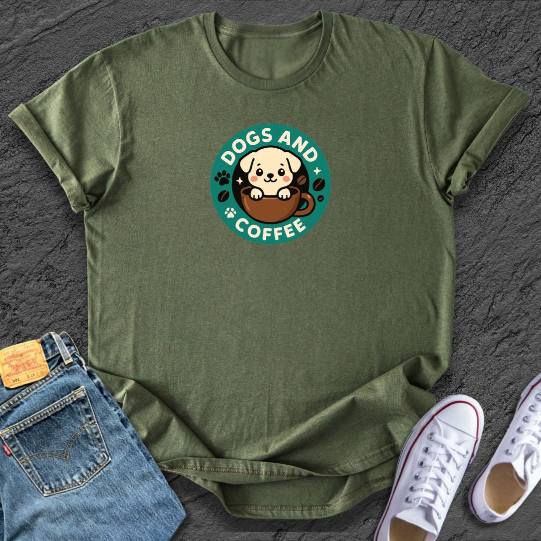 Dogs and Coffee Tee