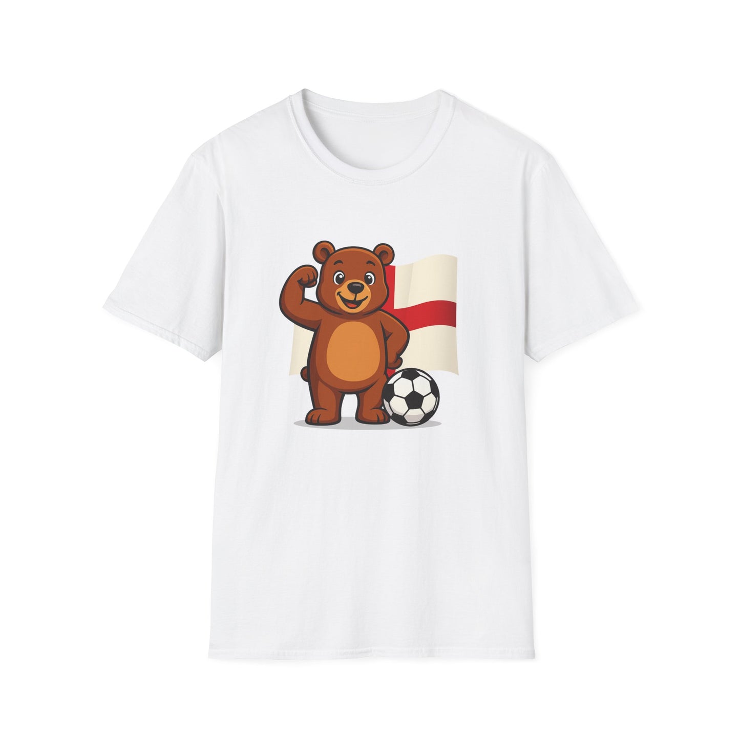 Bear Football Soccer T-Shirt