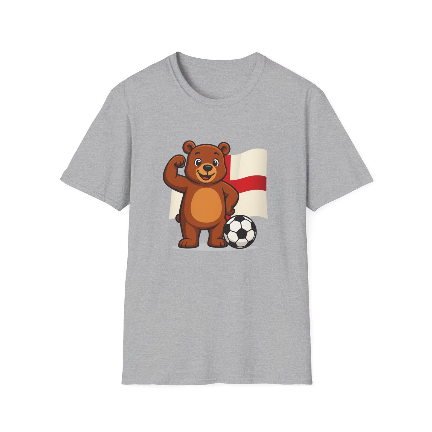 Bear Football Soccer T-Shirt