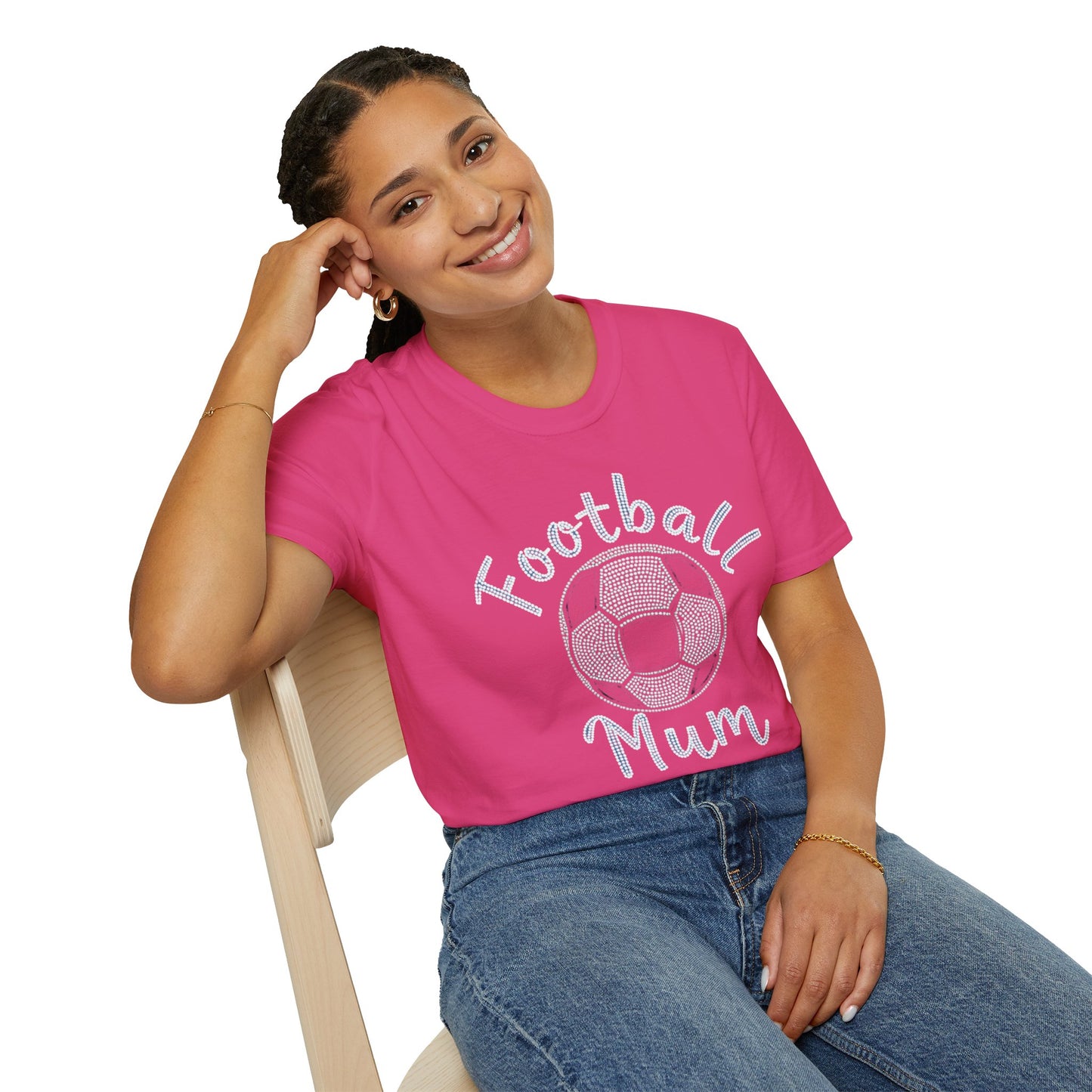 Football Mum Softstyle T-Shirt
