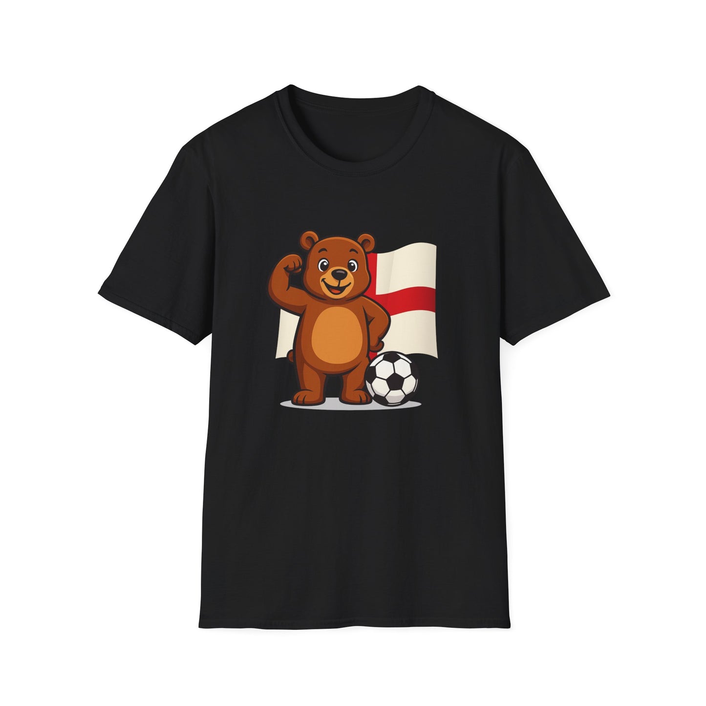 Bear Football Soccer T-Shirt