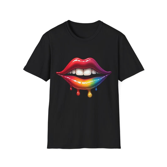 Rainbow Lip LGBTQ Pride T-Shirt