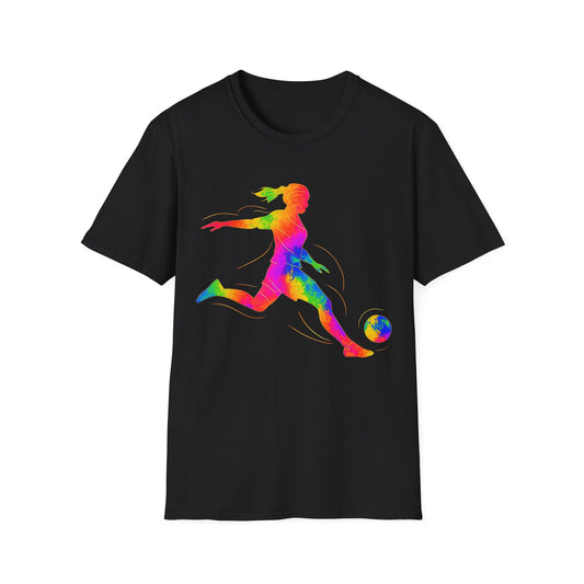 Colorful Football  Female T-Shirt