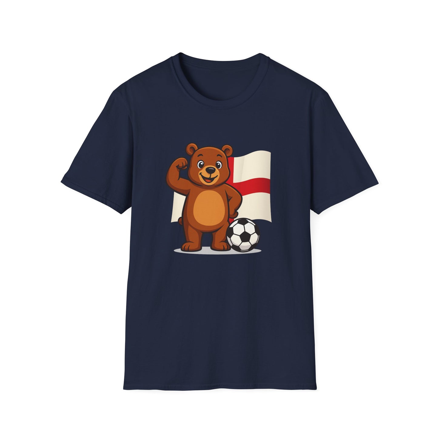 Bear Football Soccer T-Shirt