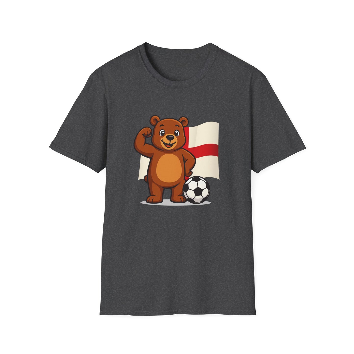 Bear Football Soccer T-Shirt