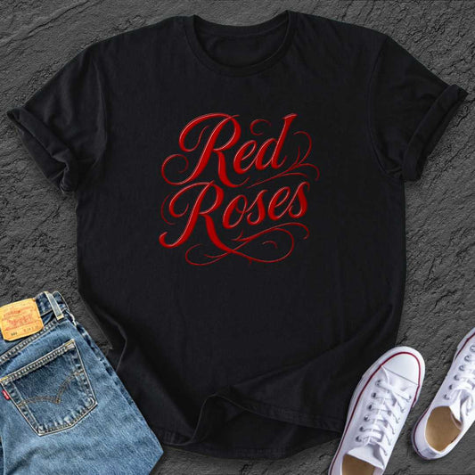 Red Roses Tee Floral Tee