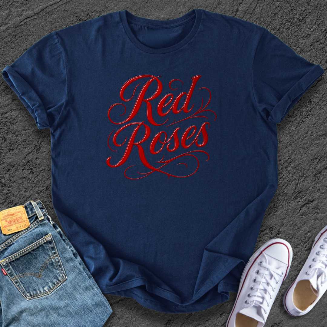 Red Roses Tee Floral Tee