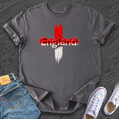 England Melted Flag Tee