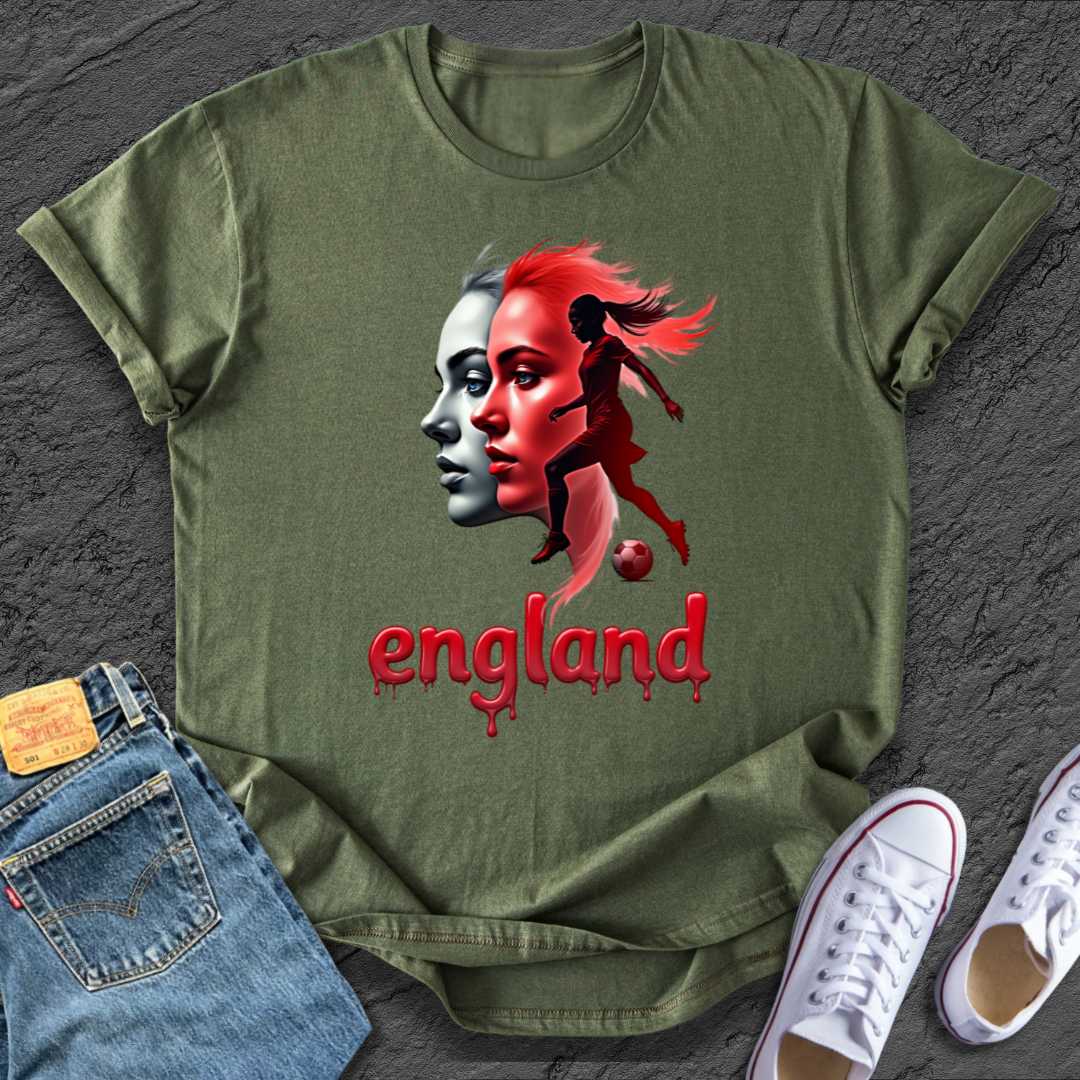 Women Football Unisex Tee