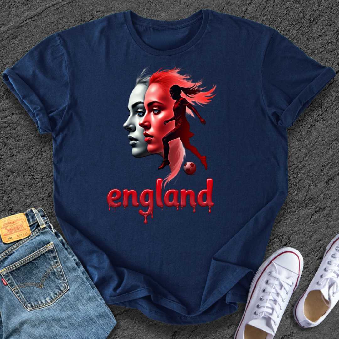 Women Football Unisex Tee