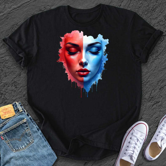 Colourful Artistic Face Tee