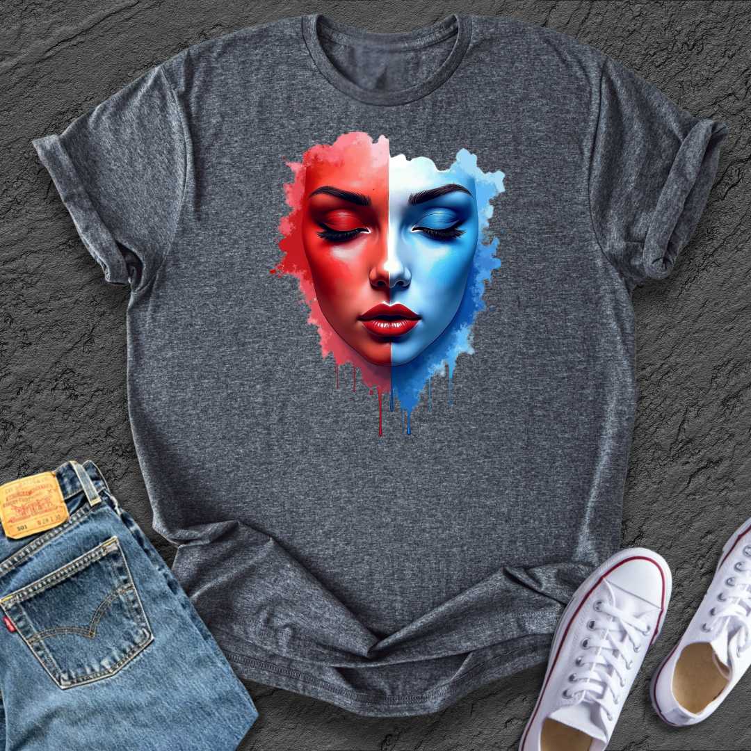 Colourful Artistic Face Tee