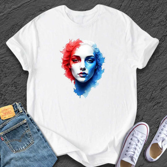 Watercolor  Feminine Art Tee