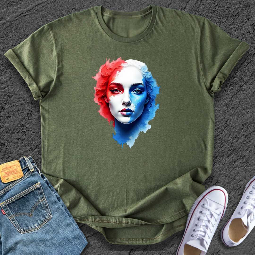 Watercolor  Feminine Art Tee