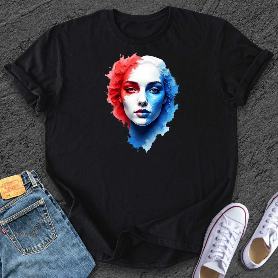 Watercolor  Feminine Art Tee