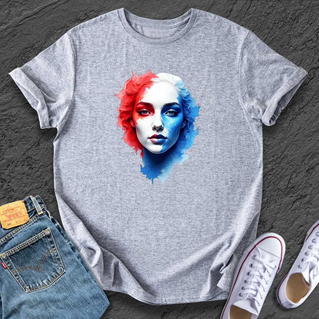 Watercolor  Feminine Art Tee