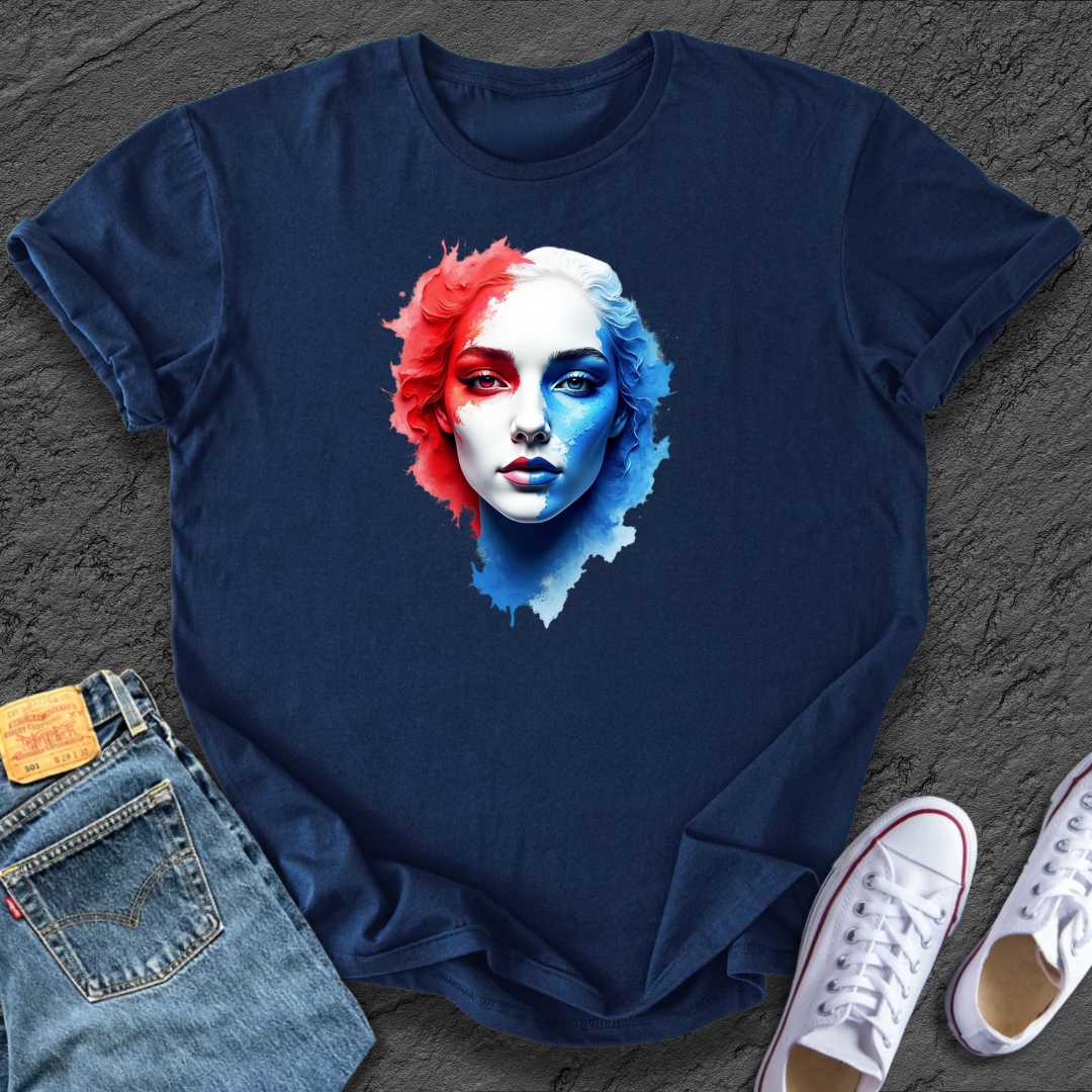 Watercolor  Feminine Art Tee